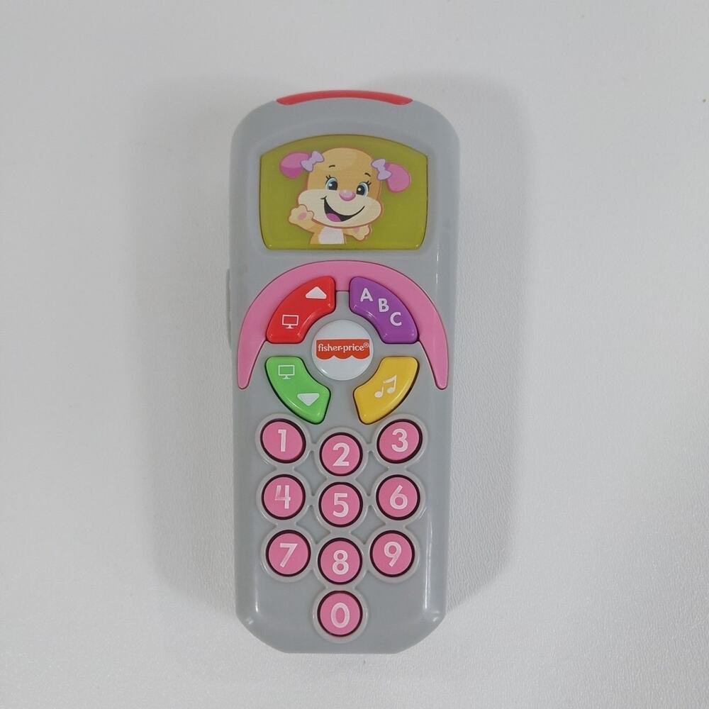 Pink Girl Fisher-Price Puppy's Remote Laugh & Learn Songs, Sounds Toddler Toy